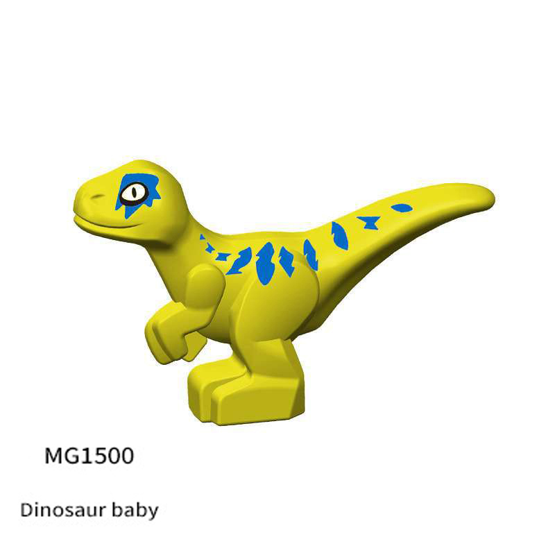 8PCS Animal Series Dinosaur Minifigs MG1027-1030 MG1050 Building Blocks Tyrannosaurus Parts Model Children Gifts Toys MG1050-1503