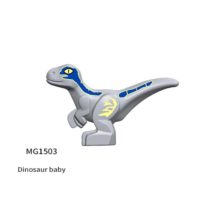 8PCS Animal Series Dinosaur Minifigs MG1027-1030 MG1050 Building Blocks Tyrannosaurus Parts Model Children Gifts Toys MG1050-1503