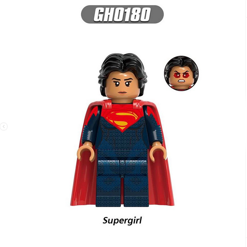 G0123 DC Comics Marvel Batman The Flash Minifigs Building Blocks Superheroes Series Justice League Supergirl General Zod Toy Boy