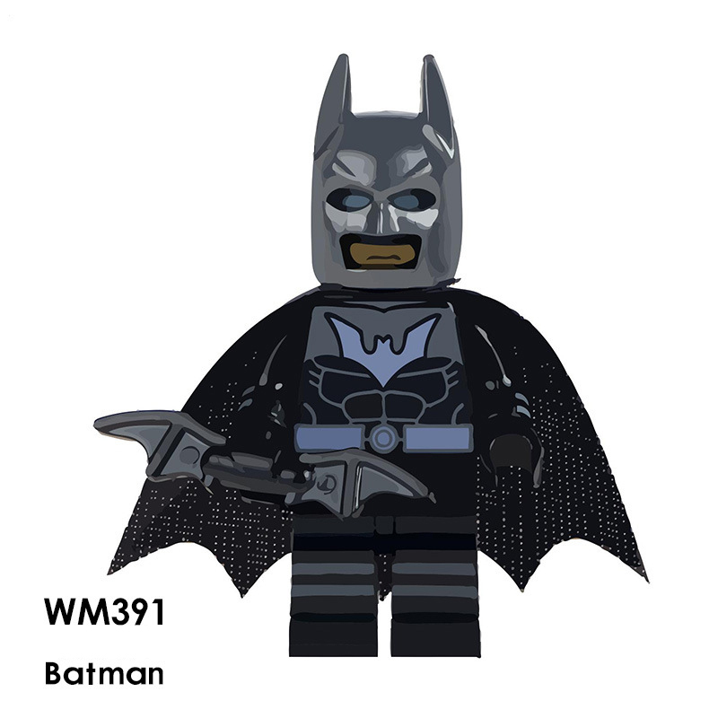WM6014 Marvel Heroes Batman Clown Action Figures Wonder Woman Minifigs Thanos Building Blocks DC Children Birthday Gifts Toys