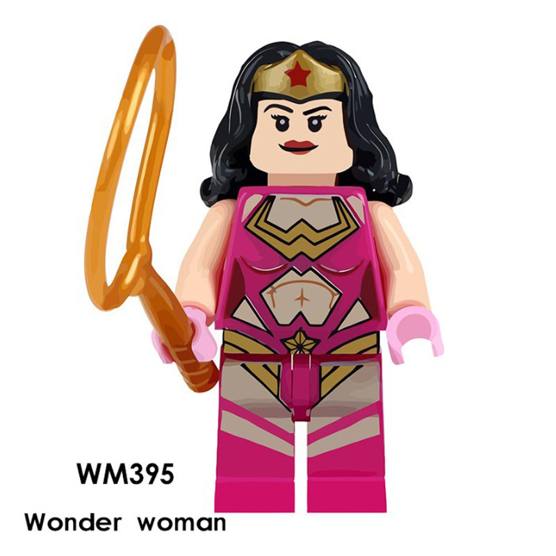 WM6014 Marvel Heroes Batman Clown Action Figures Wonder Woman Minifigs Thanos Building Blocks DC Children Birthday Gifts Toys