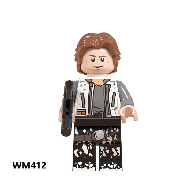 WM6039 Star Wars Series Luke Hansolo Minifigs Building Blocks Mandalorian Sith Infantry Action Figures Model Children Gifts Toys