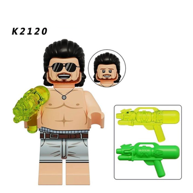 K2120 American Film Television Actor Leonardo DiCaprio Minifigs Building Blocks Squirt Glasses Shorts Hair Funny Titanic Toys