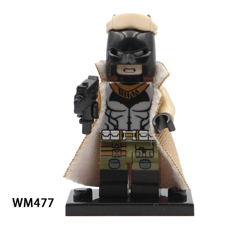WM477 WM478 Marvel Heroes Series Batman DC Action Figures Mini Weapon Mecha Model Building Blocks Compatible Toys Gifts Children