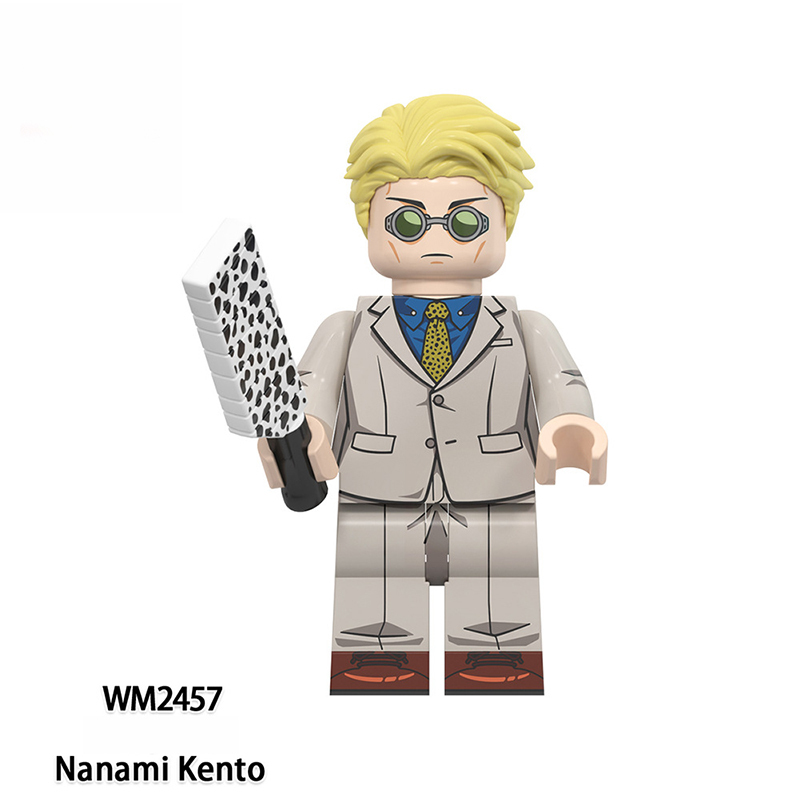 WM6149 Japanese Anime Jujutsu Kaisen Series Minifigs Building Blocks Mai Zenin Gojo Satoru Character Weapon Gun Sword Toys Gifts