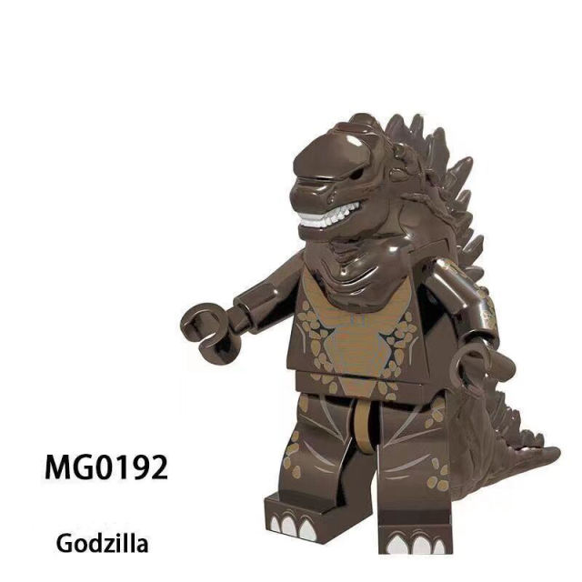 MG0192 Movie Series Godzilla Monster Minifigs Action King Kong Minifigs Collection Compatible Toys Building Blocks Children Gifts