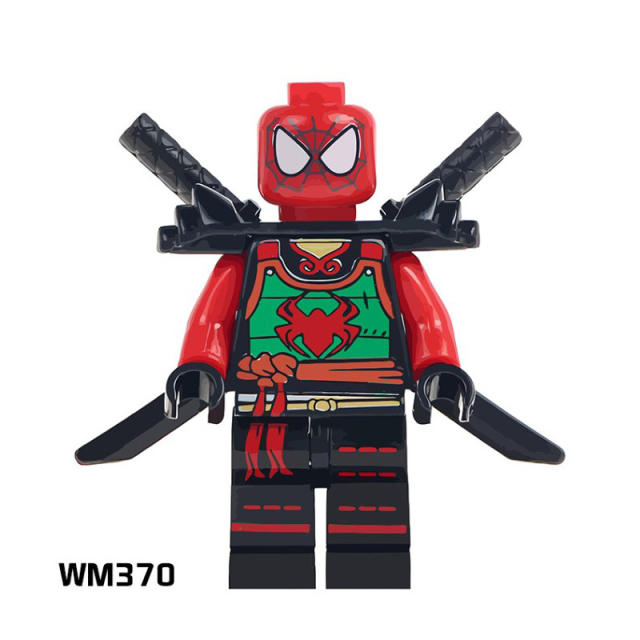 WM370 Marvel Series Deadpool Action Figures Comics Super Hero Minifigs Model Compatible MOC Building Blocks Children Gifts Toys