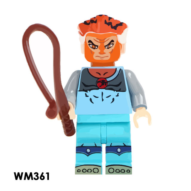 WM6010 Cartoon Movie Series Thunderbolt Cat Tiger Warrior Action Figures   MOC Building Blocks Toys Model Children Birthday Gifts