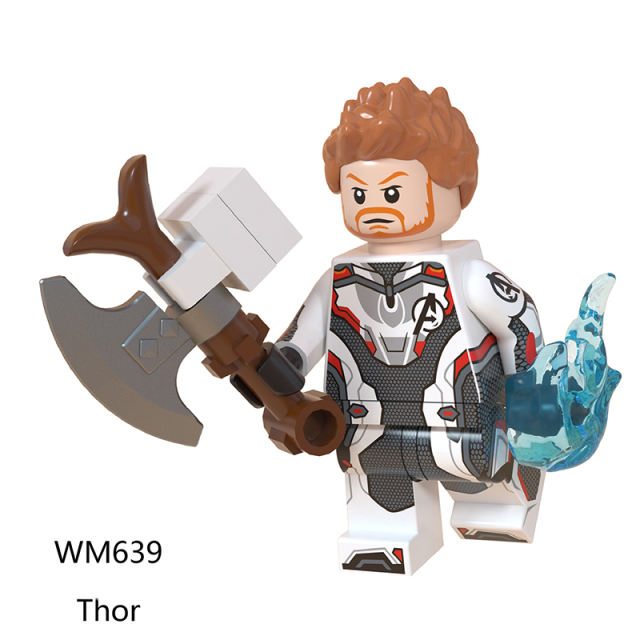 WM6054 Marvel DC Series Captain America Thor Action Figures Hulk Iron Man Building Blocks Black Widow Minifig Children Gifts Toys