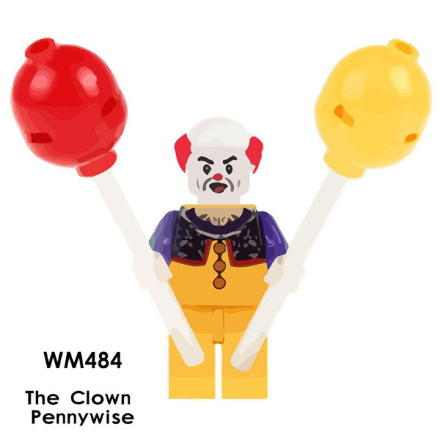 WM6019 Marvel Series Balloon Clown Action Figures Deadpool Minifigs MOC Model Building Blocks DC Collection Children Gifts Toys
