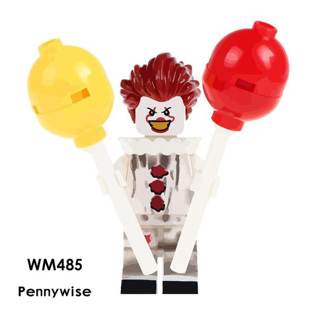 WM6019 Marvel Series Balloon Clown Action Figures Deadpool Minifigs MOC Model Building Blocks DC Collection Children Gifts Toys