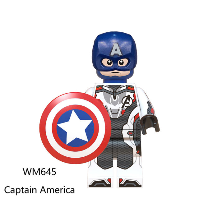 WM6054 Marvel DC Series Captain America Thor Action Figures Hulk Iron Man Building Blocks Black Widow Minifig Children Gifts Toys