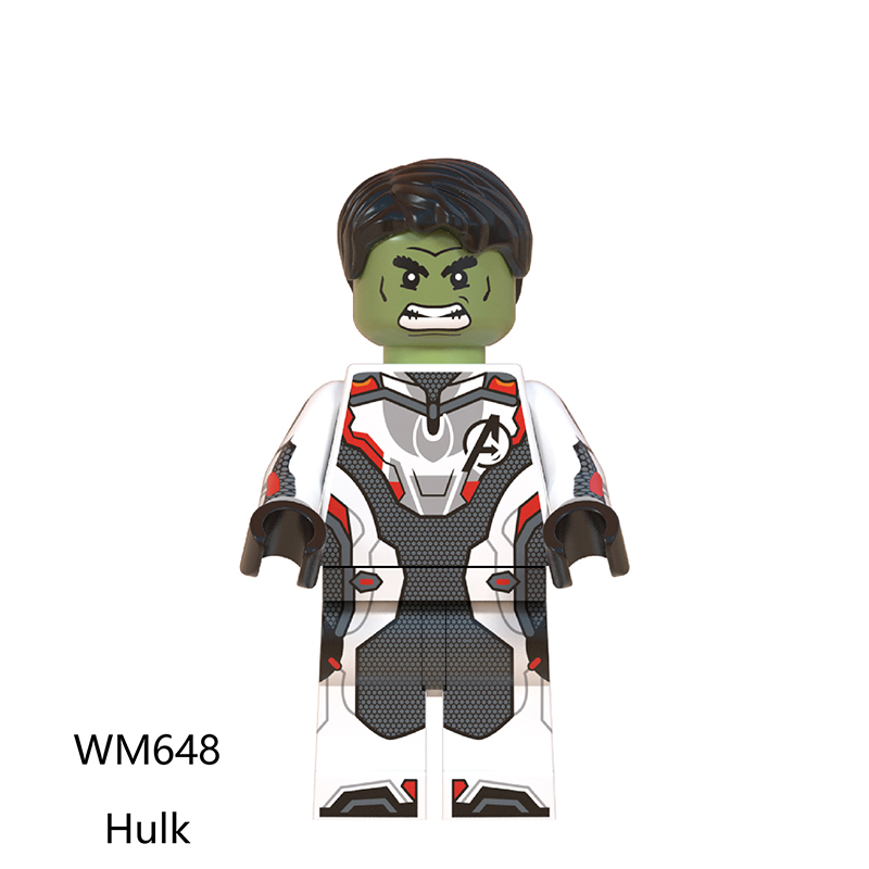 WM6054 Marvel DC Series Captain America Thor Action Figures Hulk Iron Man Building Blocks Black Widow Minifig Children Gifts Toys