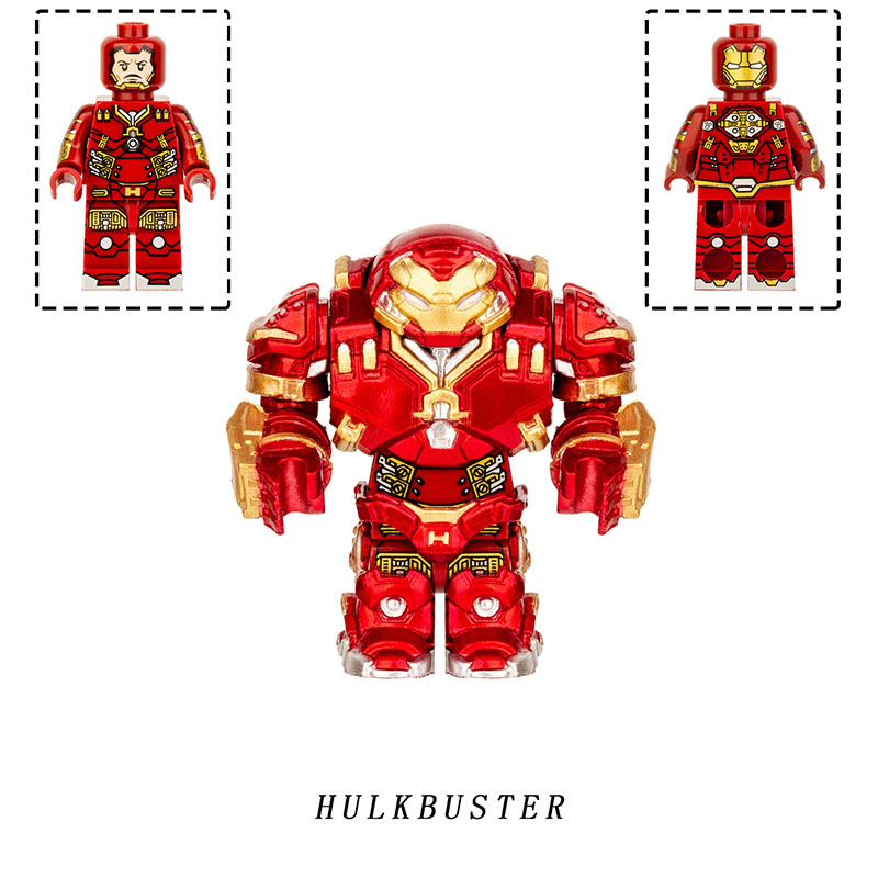 Superheroes Hulk Model Minifigs Bricks Kits Kids Toys Compatiable