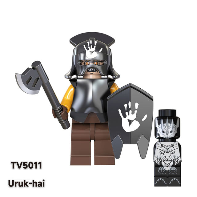 TV6402 The Lord of the Rings Minifigs Building Blocks Military Armor Soldiers Weapons Shield Sword Medieval Knight Hobbit Toys