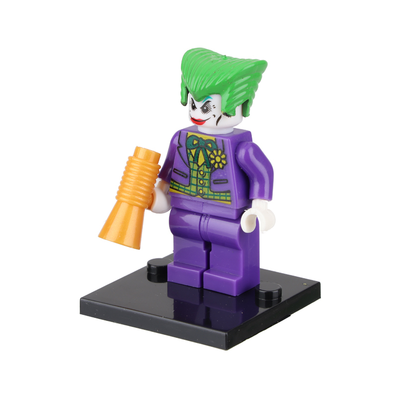JR838 American DC Comics Superheroes Series Minifigs Builiding Blocks Marvel Deadpool Batman Harley Quinn Weapon Gun Cloak Toys