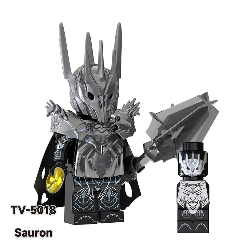 TV6402 The Lord of the Rings Minifigs Building Blocks Military Armor Soldiers Weapons Shield Sword Medieval Knight Hobbit Toys