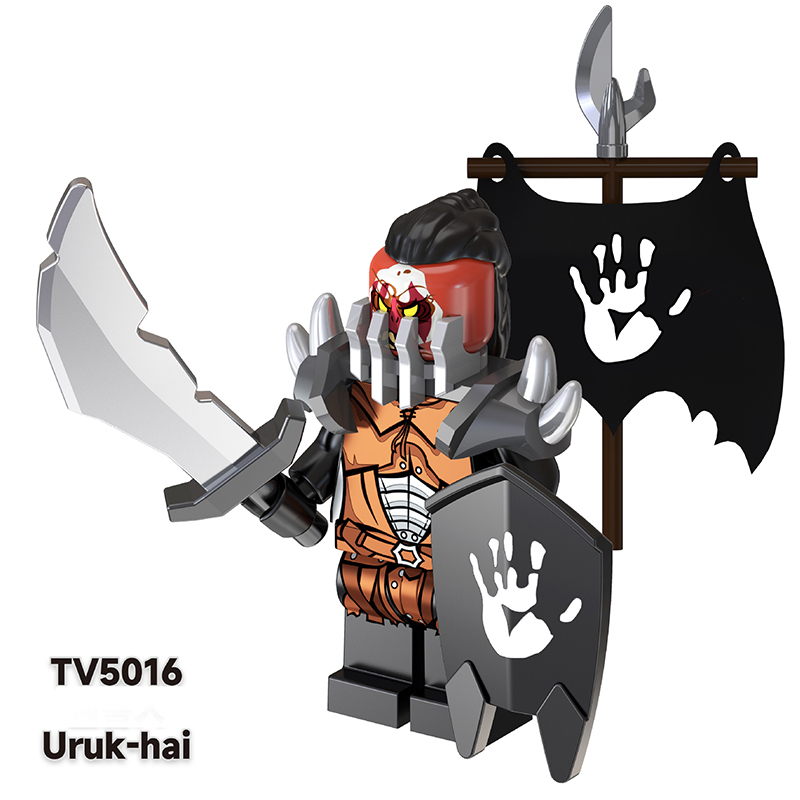TV6402 The Lord of the Rings Minifigs Building Blocks Military Armor Soldiers Weapons Shield Sword Medieval Knight Hobbit Toys