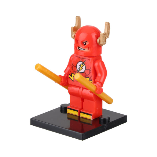 JR838 American DC Comics Superheroes Series Minifigs Builiding Blocks Marvel Deadpool Batman Harley Quinn Weapon Gun Cloak Toys