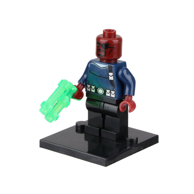 JR838 American DC Comics Superheroes Series Minifigs Builiding Blocks Marvel Deadpool Batman Harley Quinn Weapon Gun Cloak Toys