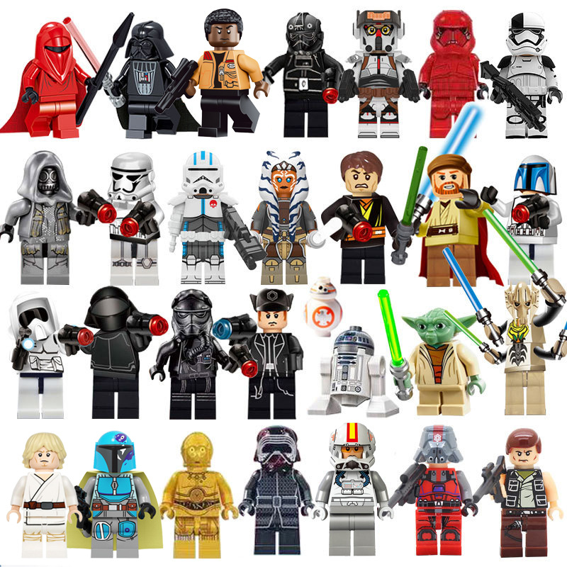 Star Wars Series Minifigs Bricks Scout Troopers Commander Shadow