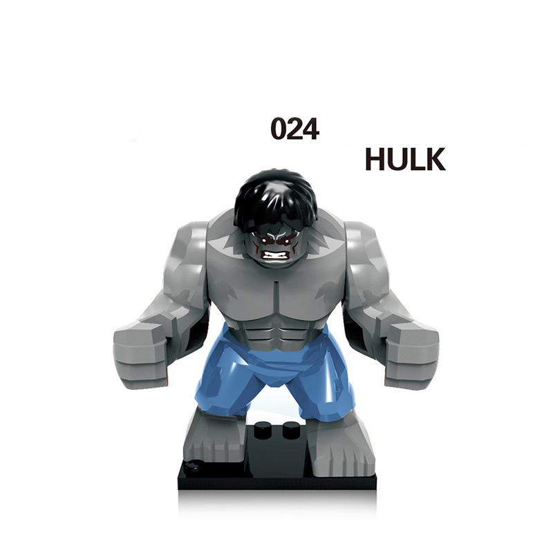 EG18004 America Disney Marvel superhero series Big Hulk Minifigurs Building Blocks Avengers Thanos Action Iron Models Toys Gift