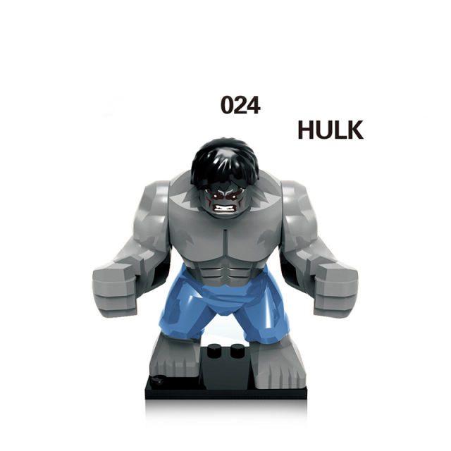 EG18004 America Disney Marvel superhero series Big Hulk Minifigurs Building Blocks Avengers Thanos  Action Iron Models Toys Gift