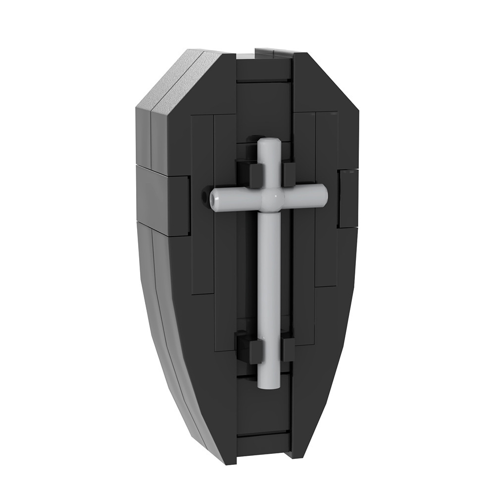MOC Halloween Vampire Cross Coffin Building Blocks Fear Graveyard Cemetery Tombstone Casket Compatible Bricks Toys Boys Gifts