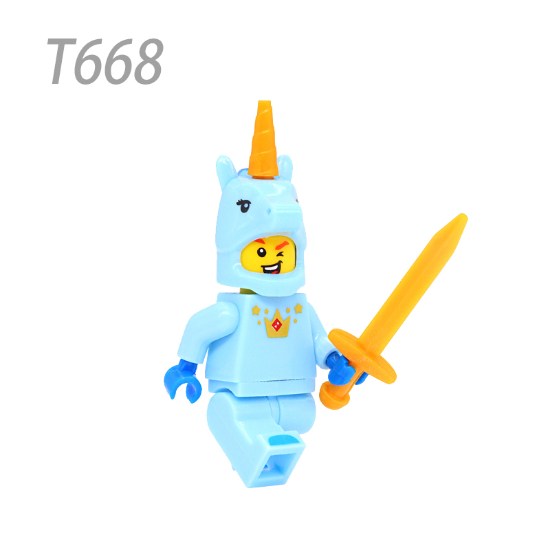 Drawing Minifigure Building Blocks Super Hero Bat Man Unicorn White Rabbit Fairy Pig Panda Carrot Animal Marvel Toys Boys Gifts