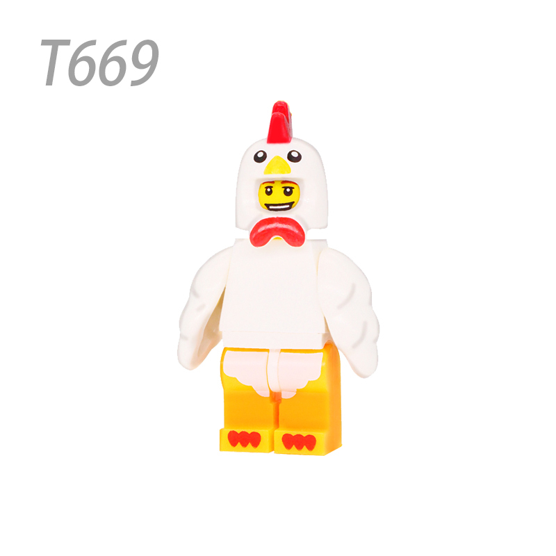 Drawing Minifigure Building Blocks Super Hero Bat Man Unicorn White Rabbit Fairy Pig Panda Carrot Animal Marvel Toys Boys Gifts
