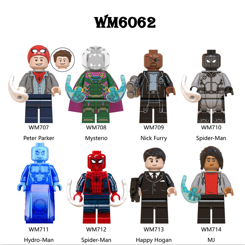 Superheroes DC Movie Nicker Furry Minifigs Happy Hagon Kids Bricks