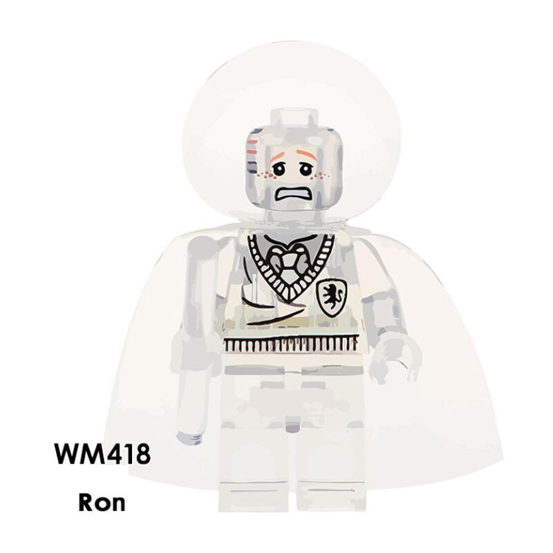 WM417 WM418 Harry Potter Series Hermione Action Figures Ron Building Block Sinvisible Cloak Minifigs Compatible Children Gifts Toys