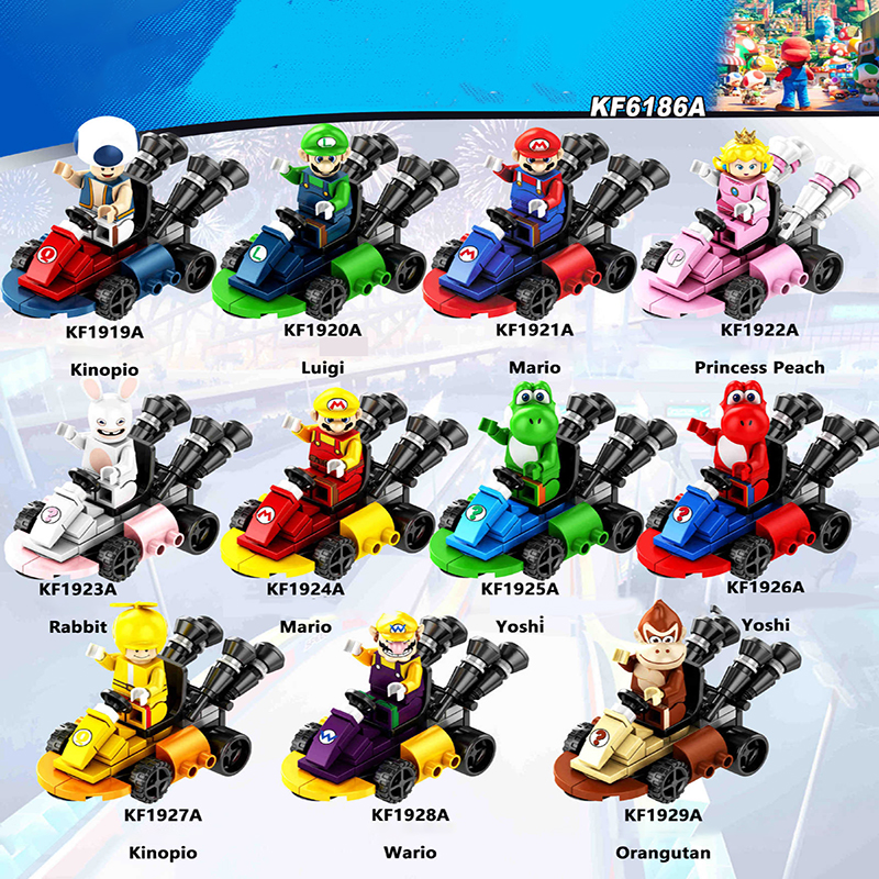 City Mario Series Rabbit Minifigs Bricks Kids Kits Toys
