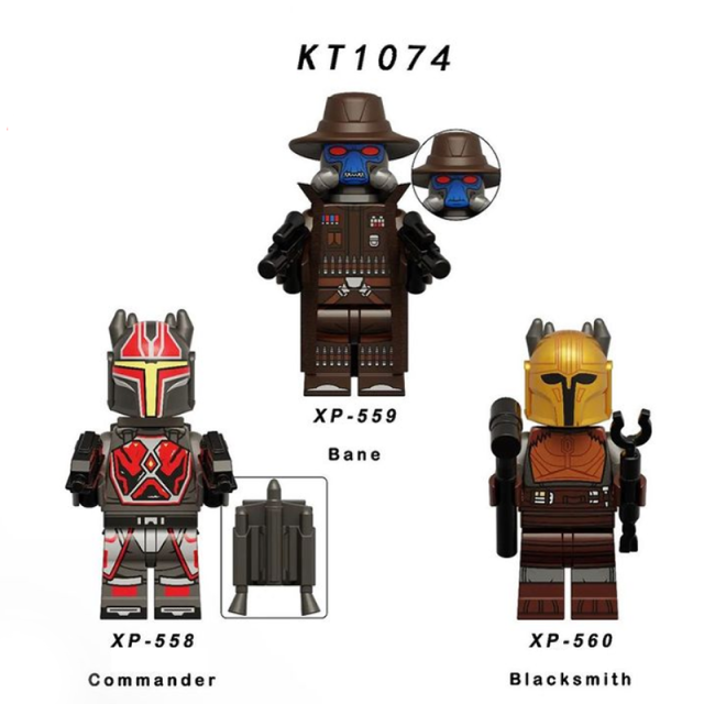 KT1074 DC Comics Supervillains Bane Minifigs Building Blocks Marvel Detective Comics Commander Blacksmith Batman Weapon Toys Boy