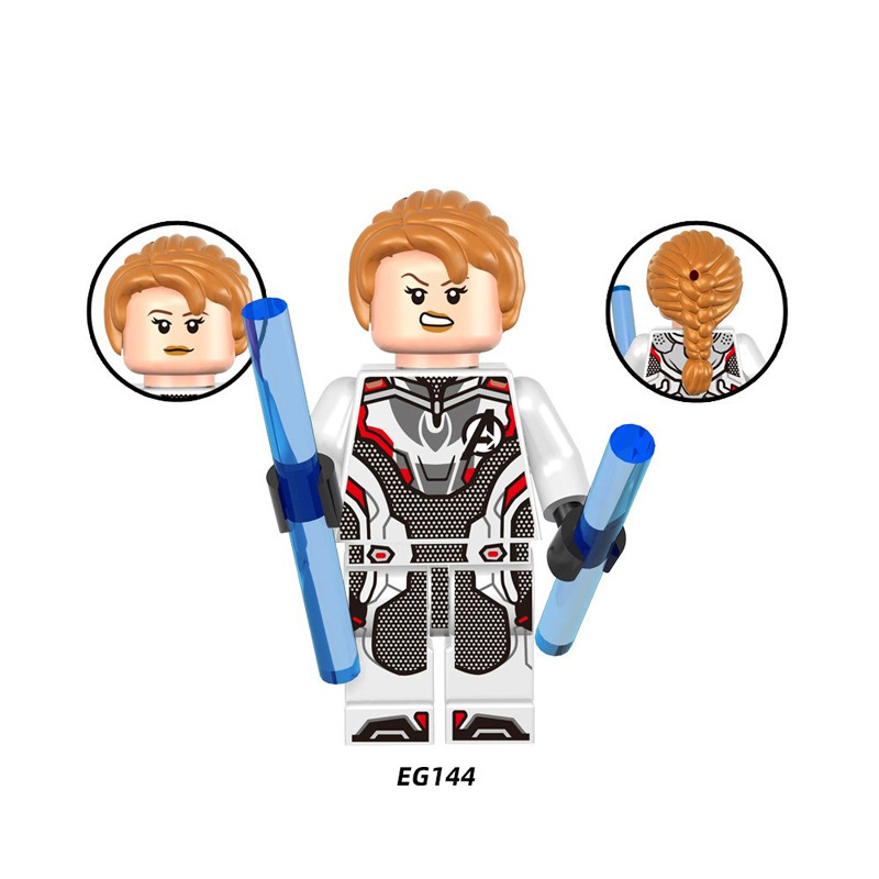 EG18015 American DC Comics Superheroes Series Minifigs Builiding Blocks Marvel Deadpool Batman Harley Quinn Weapon Gun Cloak Toys