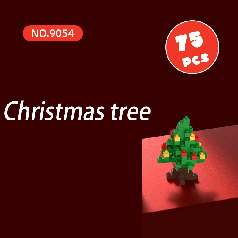 MOC City Christmas Series Building Blocks Santa Claus Bear Snowman Elk Socks Model Assemble Winter Festival Toys Girls Gifs Boys