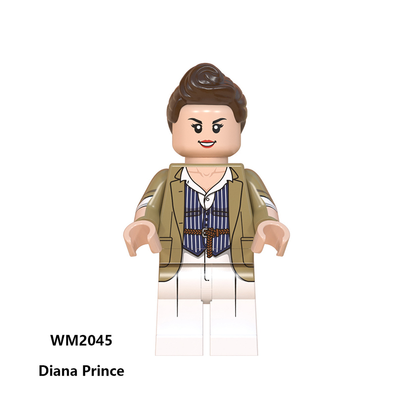 WM6100 Marvel Hero Series Wonder Woman Building Blocks DC Diana Prince Action Figures Collection Children Gifts Toys WM2045-2048