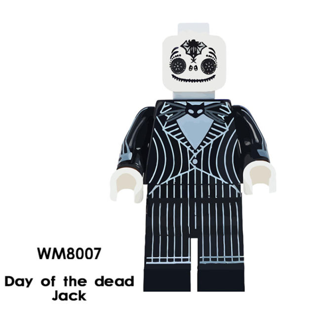 WM8007 Movie Series Dead Of The Jack Action Figures Horror Film Minifigs Building Blocks Collection Children Halloween Gifts Toys