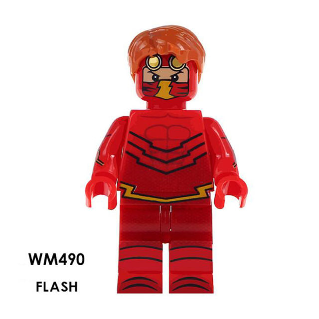 WM490 Super Hero Series The Flash Building Blocks DC Ezra Miller Movie Mini Action Figures Model Collection Children Gifts Toys