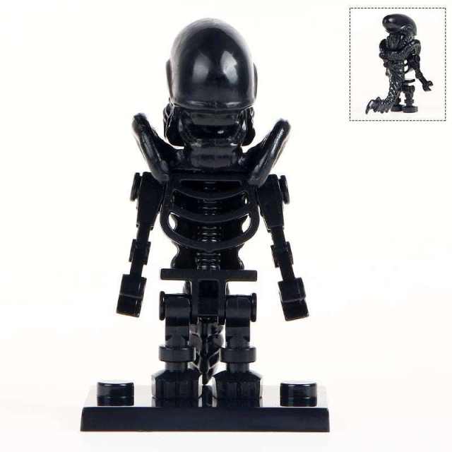 WM457A Movie Series Life Action Figures Black Skull Alien Awakening Building Blocks Model Collection Children Gifts Birthday Toys