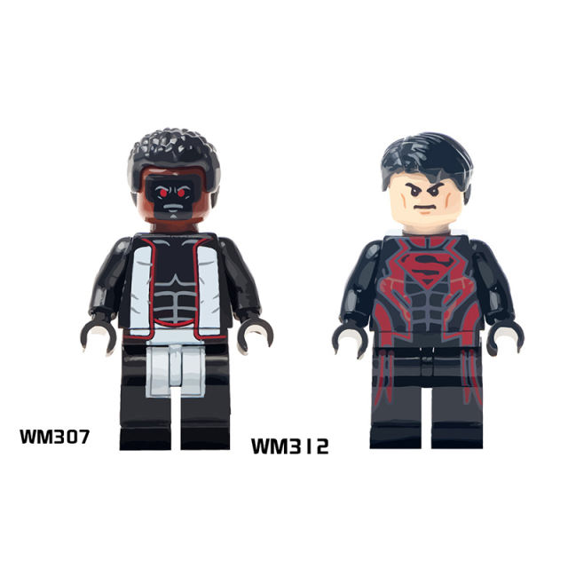 WM6002 Marvel Hero Series Venom Action Figures American DC Anime Movie Clown Joker Minifigs Building Blocks Children Gifts Toys