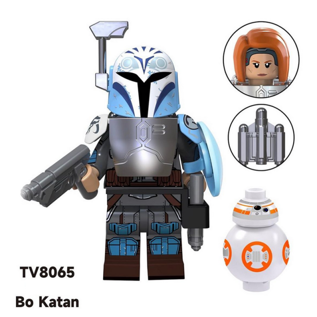 TV6109 Star Wars Series Minifigs Building Blocks Blacksmith Mandalrian Bo Katan Savage Opress Model Ameican Action Toys Gifts