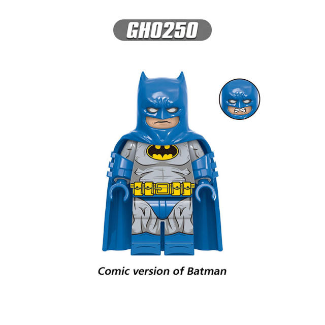 G0132 American DC Comics Superheroes Series The Flash Minifigs Builiding Blocks Marvel Jocker Batman Harley Quinn Weapon Gun Toy