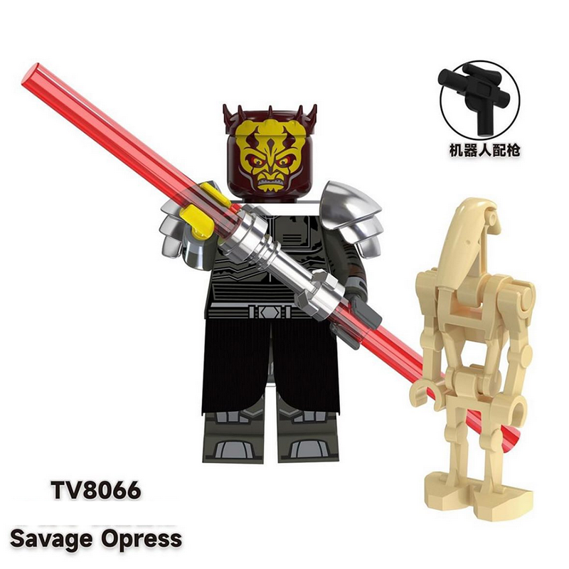 TV6109 Star Wars Series Minifigs Building Blocks Blacksmith Mandalrian Bo Katan Savage Opress Model Ameican Action Toys Gifts