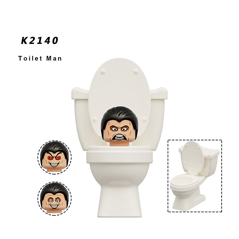 KDL818 Web Anime Series Monitor Minifigs Building Blocks Sound Man TV Person Weapon Gun Swords Chainsaw Toys Boys