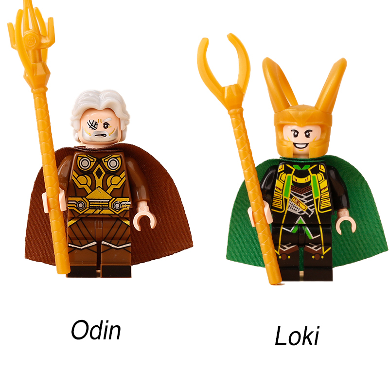 Star Wars Series Loki Action Figures Movie Building Blocks Odin Minifigs Collection Weapon Model Children Gifts Birthday Toys