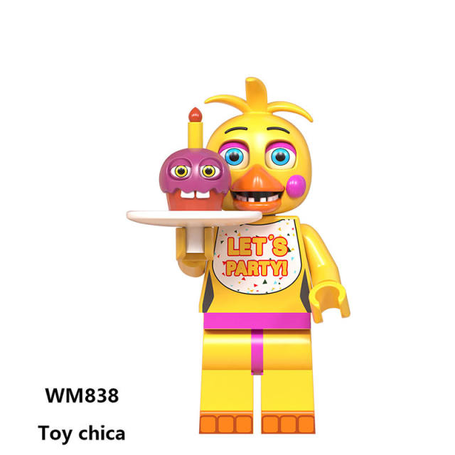 PG6074 Game Five Nights at Freddy Chica Bonnie Action Figures Building Blocks Foxy Minifigs Collection Children Birthday Gifts Toys