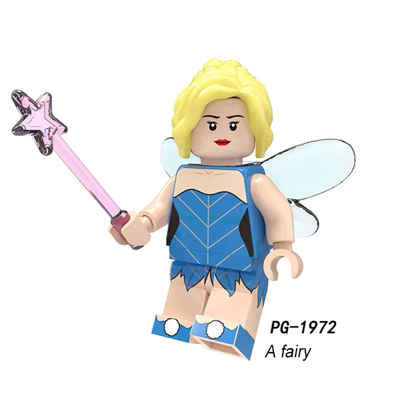 PG8255 Disney Cartoon Minifigs Stitch Building Blocks Minnie Mouse Mickey Mouse Tang Duck Model Chillderen Toys Education Gifts