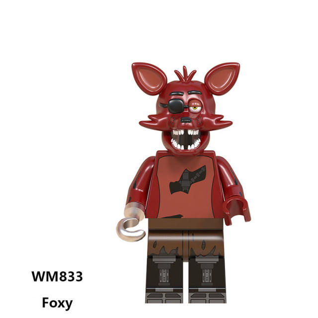 PG6074 Game Five Nights at Freddy Chica Bonnie Action Figures Building Blocks Foxy Minifigs Collection Children Birthday Gifts Toys