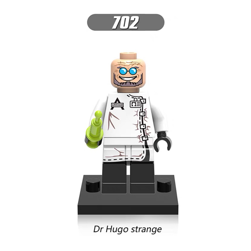 XH702 Superhero DC Hugo Strange Action Figures Main Villain Building Blocks Movie Minifigs Detective Comics Children Gifts Toys